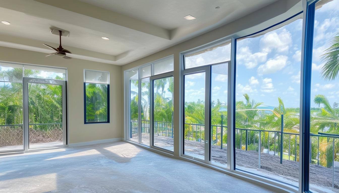 image of room in South Florida with impact windows