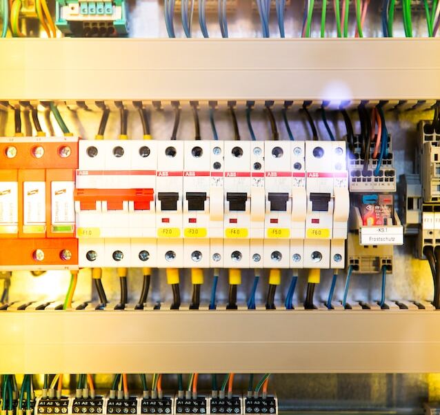 colourful circuit breaker unit