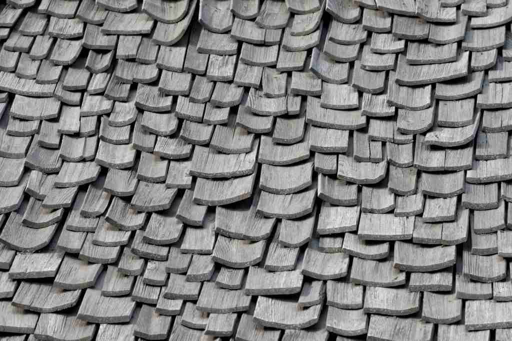 old weather roof tiles wooden