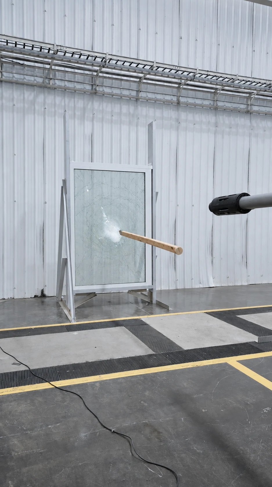 Standard Single Pane Glass Impact Test