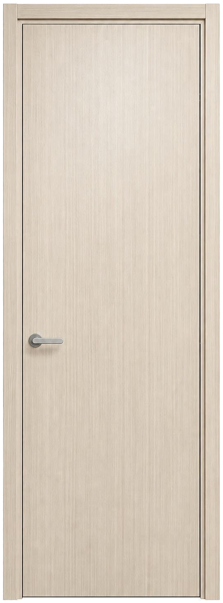 Flush Pale Wood Tone Interior Door