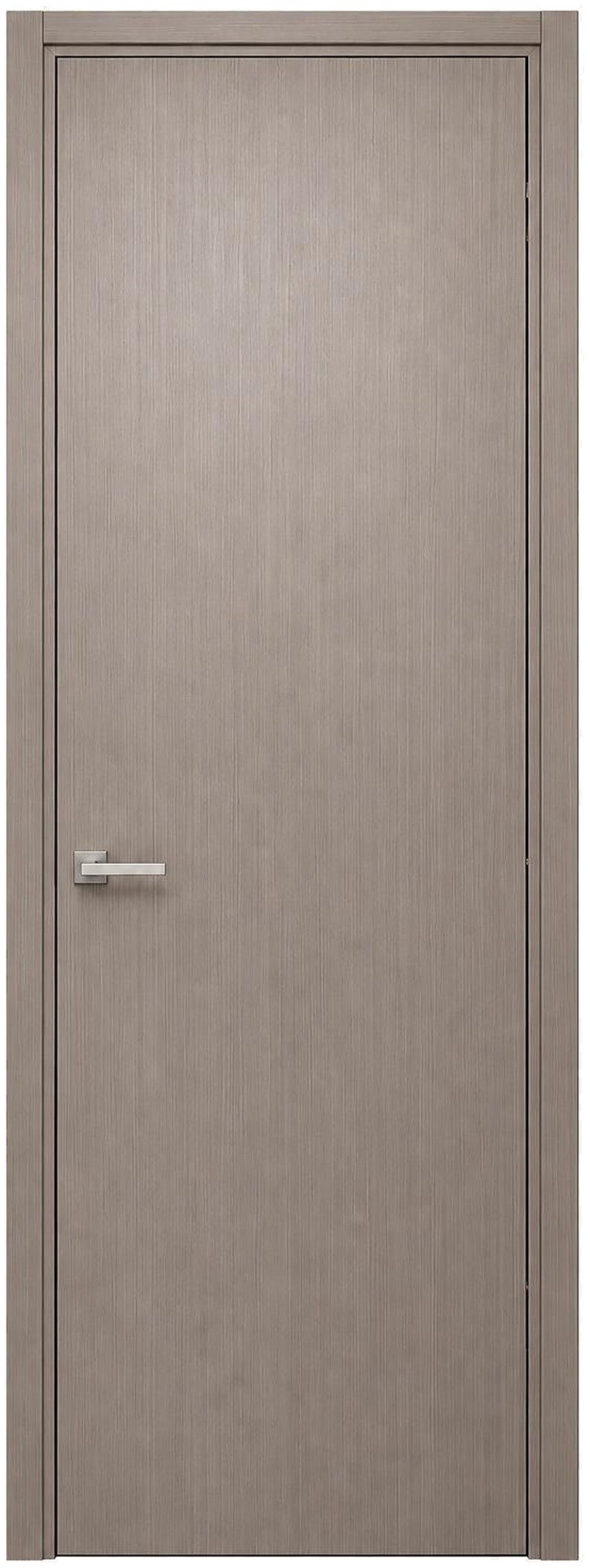 Flush Smoky Wood Tone Interior Door