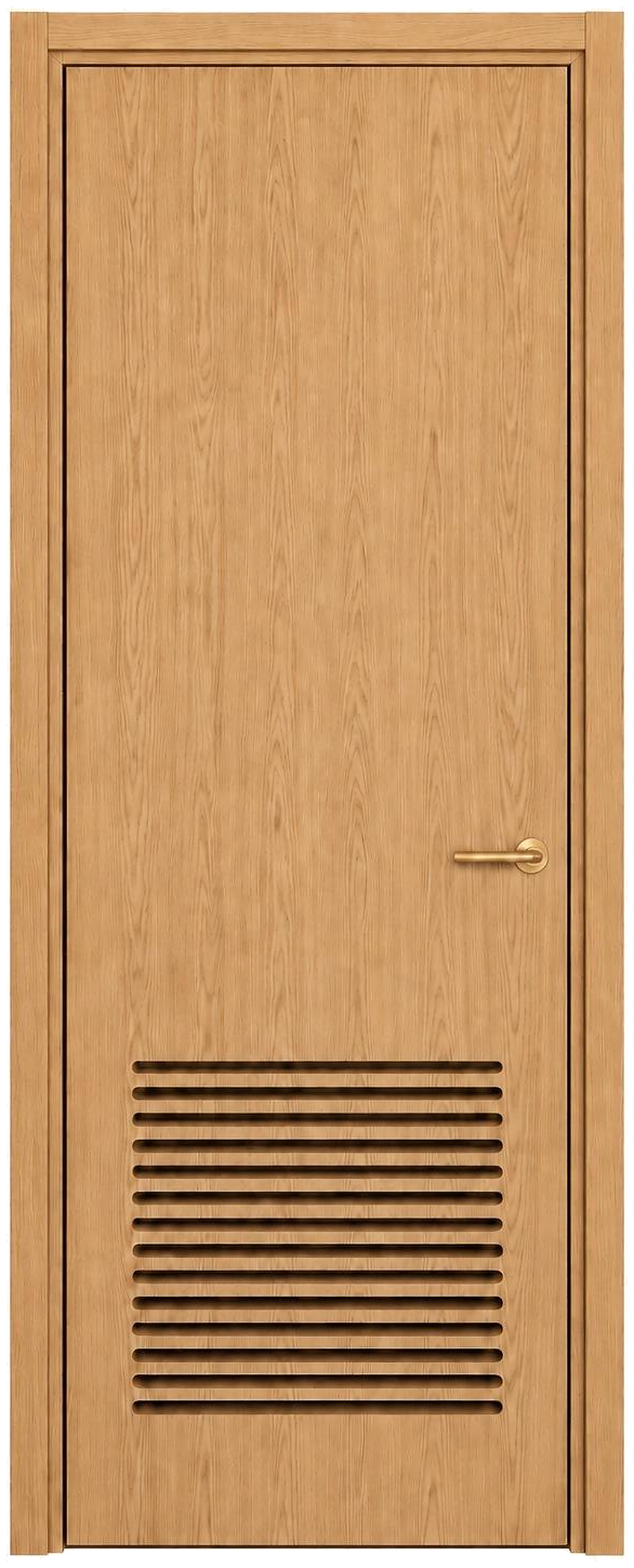 Louver Natural Oak Interior Door