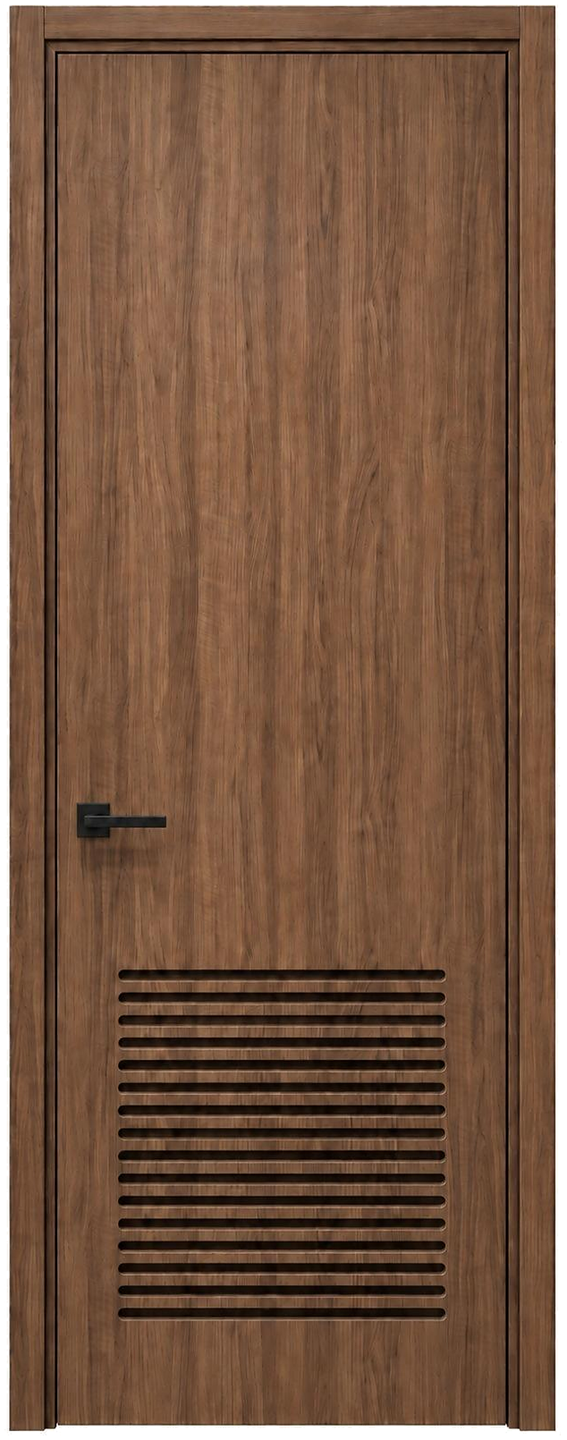 Louver Walnut Interior Door